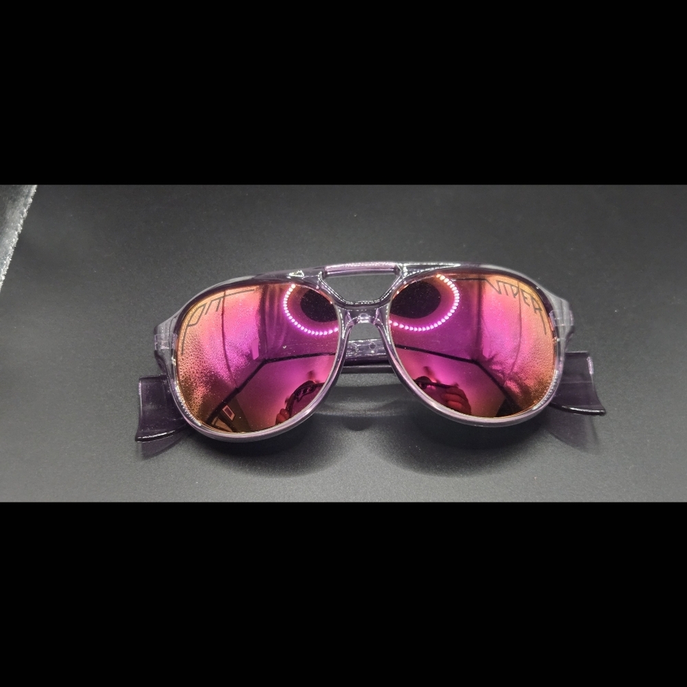 Pit Viper Purple and Pink Sunglasses